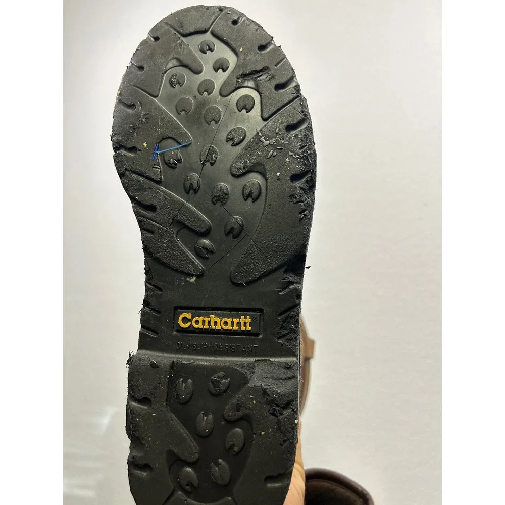 Carhartt Men's Waterproof Steel Toe Work Boots Brown‎ Size 8.5 D